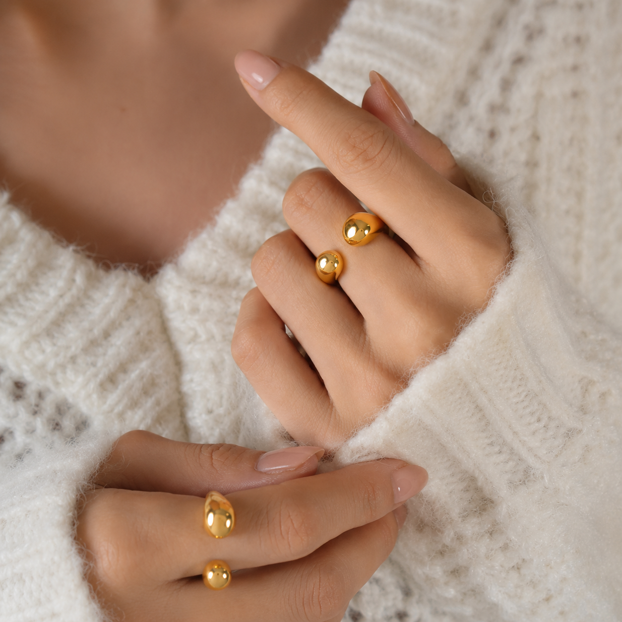 Bague Mila doré